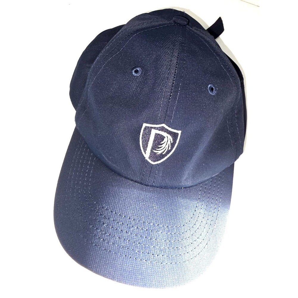 Imperial Sports Navy Blue Junior Fit Performance Golf Hat Shield Logo Adjustable